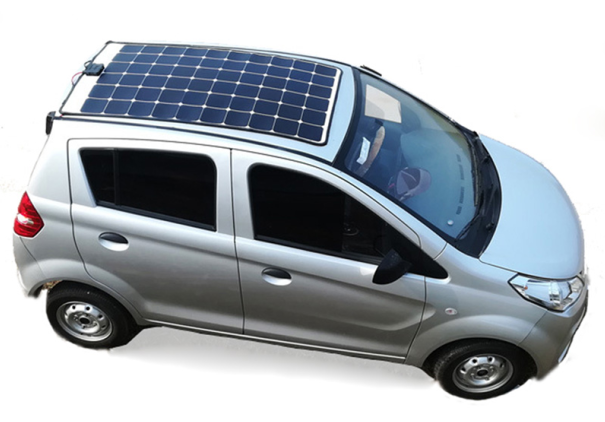 Panneau solaire 160mm de la voiture 3380mm de berline avec hayon arrière électrique de puissance 2
