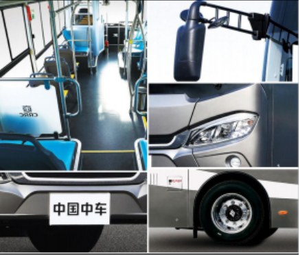 Autobus électrique de grande capacité modèle TEG6803BEV avec 29 places pour les villes modernes 0