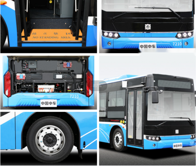 Autobus électrique pur de haute gamme modèle TEG6105BEV avec grande capacité 0