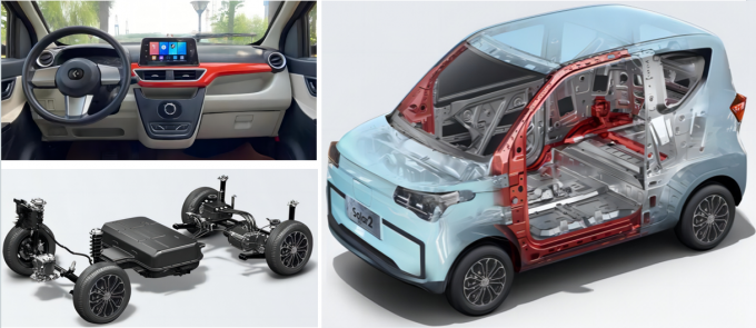 Automobile solaire électrique homologuée par la CEE Solar 2 à faible coût d'utilisation 2 portes 2 places Mini voiture 5