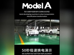 2440mm Moteur solaire de voiture électrique modèle Une voiture de production d'énergie solaire faible