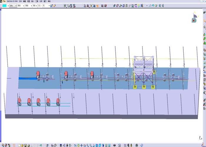 conception 3D installation d'Automobile Assembly Line, Car Assembly Plant Corporation